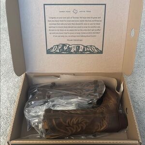 Tecovas Brown Leather Cowboy Boots